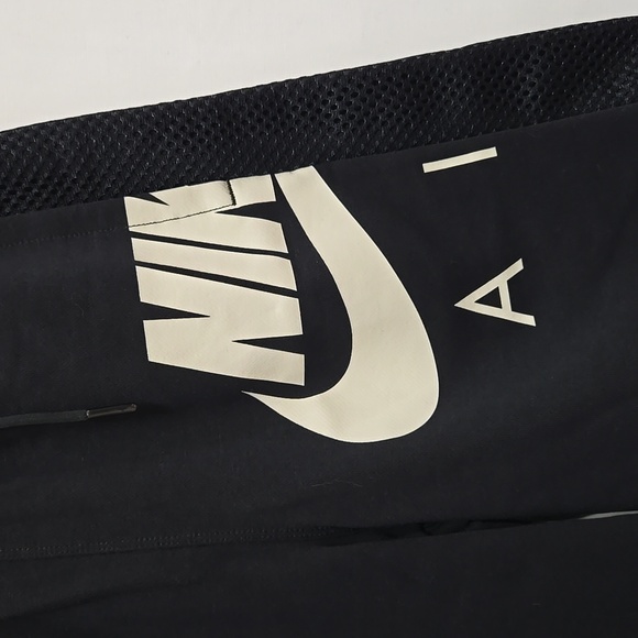 Nike Air French Terry Logo Short Black Boys Size L 14/16 - Picture 7 of 15